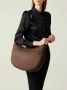 Borbonese Bruine Handtas met Verstelbare Band Brown Unisex - Thumbnail 4