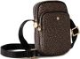 Borbonese Elegante Mini Schoudertas met OP Print Brown Dames - Thumbnail 3