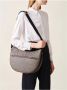 Borbonese Luna Bag Middle Stijlvolle schoudertas voor de moderne vrouw Beige Dames - Thumbnail 11