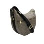 Borbonese Grote Nylon OP Schoudertas voor Moderne Vrouwen Gray Dames - Thumbnail 7