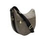 Borbonese Grote Nylon OP Schoudertas voor Moderne Vrouwen Gray Dames - Thumbnail 6