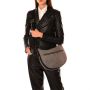 Borbonese Luna Bag Middle Stijlvolle schoudertas voor de moderne vrouw Beige Dames - Thumbnail 15