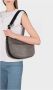 Borbonese Gerecyclede Nylon Schoudertas Gray Dames - Thumbnail 1