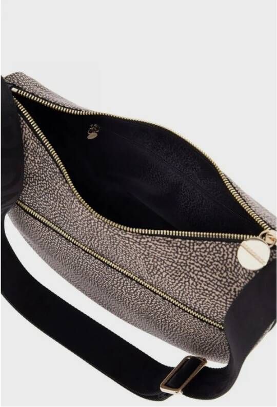 Borbonese Gerecyclede Nylon Schoudertas Gray Dames