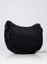 Borbonese Luna Bag Middle Stijlvolle Schoudertas voor de Moderne Vrouw Black Dames - Thumbnail 3