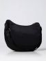 Borbonese Luna Bag Middle Stijlvolle Schoudertas voor de Moderne Vrouw Black Dames - Thumbnail 1