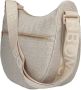 Borbonese Luna Bag Middle Stijlvolle schoudertas voor de moderne vrouw Beige Dames - Thumbnail 2