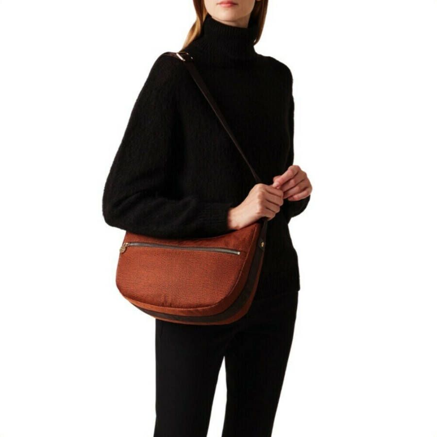 Borbonese Shoulder Bags Bruin Dames