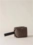Borbonese Compacte Nylon Dames Toilettas Brown Dames - Thumbnail 2