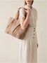 Borbonese Beige Schoudertas met Ritssluiting Beige Dames - Thumbnail 3