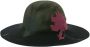 Borsalino Zwarte hoed Groen Dames - Thumbnail 2