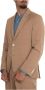 Boss Moderne Slim Fit Blazer met 2 knopen Beige Heren - Thumbnail 2