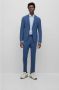 Hugo Boss Regular-Fit Katoenen Poplin Overhemd Blue Heren - Thumbnail 2