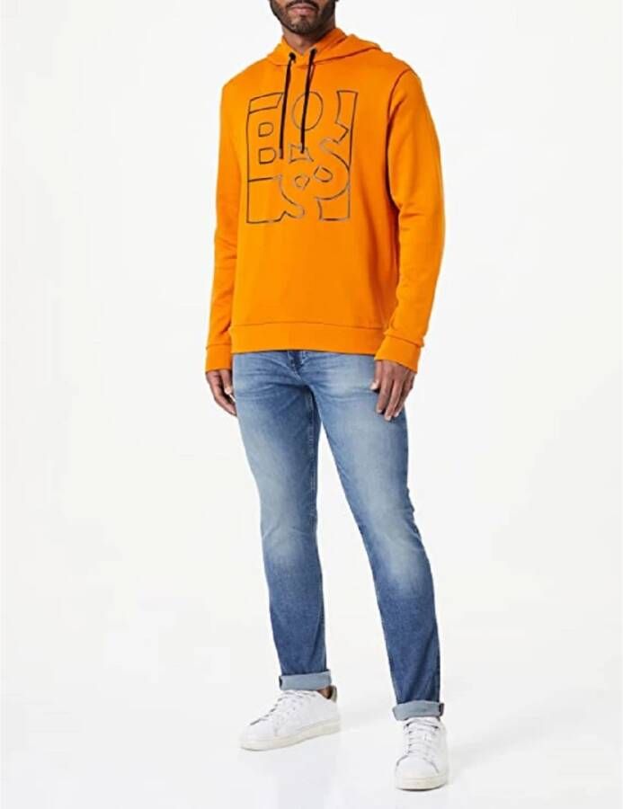 Boss Hoodies Oranje Heren