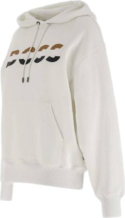 Boss Hoodies Wit Heren