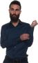Boss Italiaans Stretch Overhemd Blue Heren - Thumbnail 1
