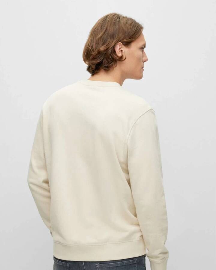 Boss Orange Sweatshirt Beige Heren