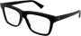 Bottega Veneta Optische Bril van Gerecycled Acetaat Black Unisex - Thumbnail 2