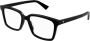 Bottega Veneta Mat Zwart Goud Brilmontuur Black Unisex - Thumbnail 2