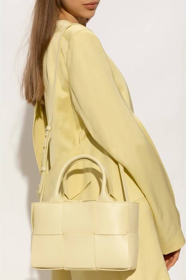 Bottega Veneta Arco Small shopper tas Geel Dames