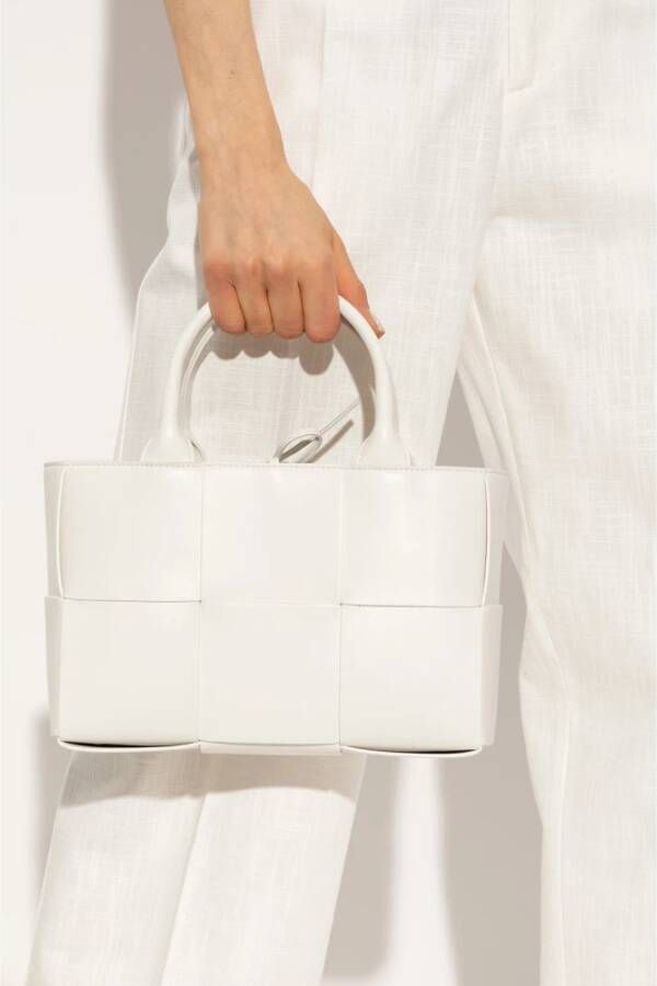 Bottega Veneta Arco Small shopper tas Wit Dames