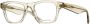 Bottega Veneta Transparant Beige Brilmontuur Beige Unisex - Thumbnail 2