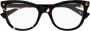 Bottega Veneta Optische Bril van Gerecycled Acetaat Brown Unisex - Thumbnail 2