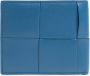 Bottega Veneta Leren opvouwbare portemonnee Blue Heren - Thumbnail 3