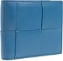 Bottega Veneta Leren opvouwbare portemonnee Blue Heren - Thumbnail 4