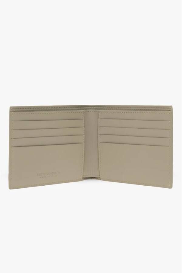 Bottega Veneta Leren portemonnee Groen Heren