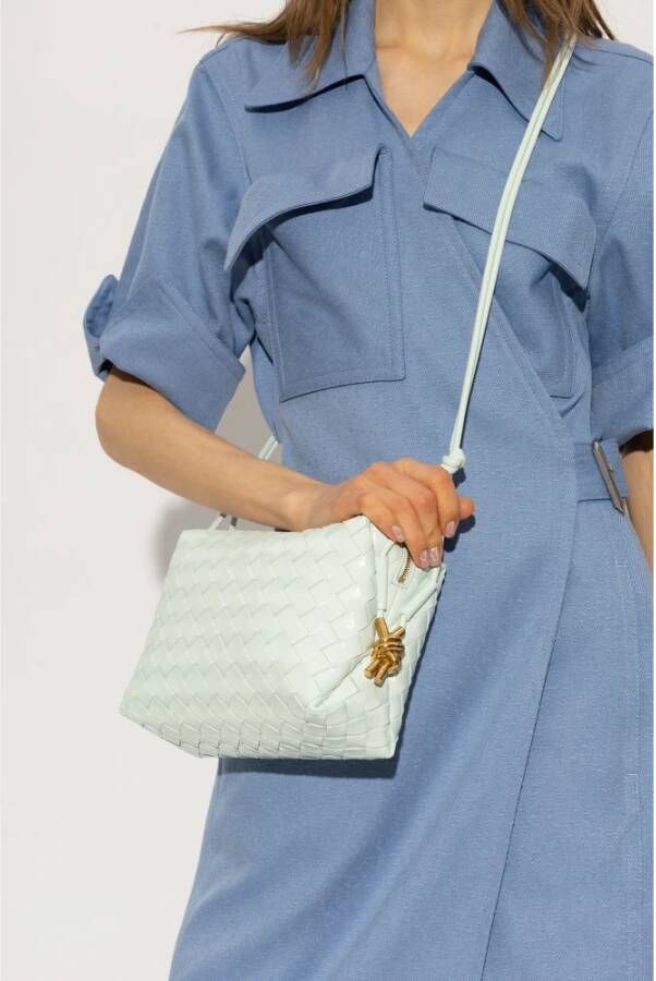 Bottega Veneta Loop Small schoudertas Groen Dames