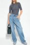 Bottega Veneta Wijde jeans Blauw Dames - Thumbnail 2
