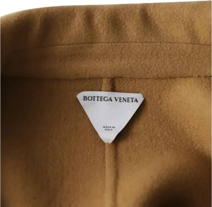 Bottega Veneta Vintage Pre-owned Cashmere outerwear Yellow Dames