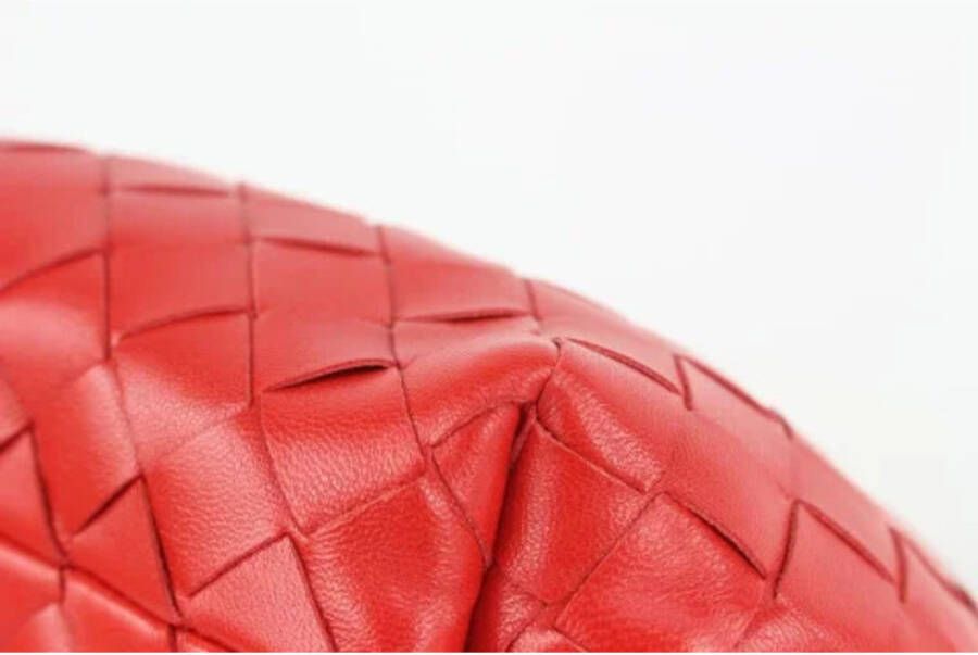Bottega Veneta Vintage Pre-Owned Clutch Rood Dames