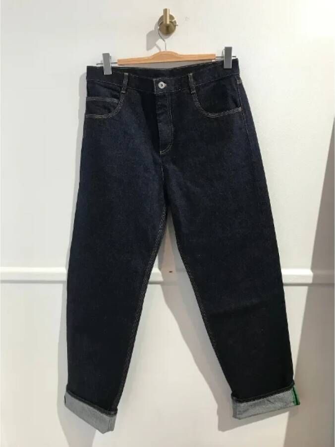 Bottega Veneta Vintage Pre-owned Cotton jeans Blauw Dames