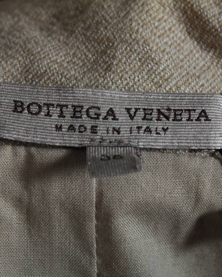 Bottega Veneta Vintage Pre-owned Cotton outerwear Beige Dames