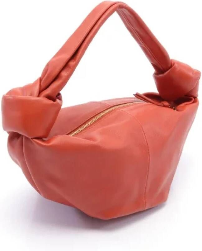 Bottega Veneta Vintage Pre-owned Fabric handbags Orange Dames