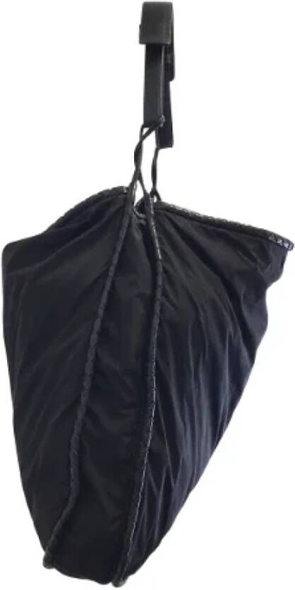 Bottega Veneta Vintage Pre-owned Fabric shoulder-bags Zwart Dames