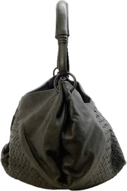 Bottega Veneta Vintage Pre-owned Leather handbags Grijs Dames