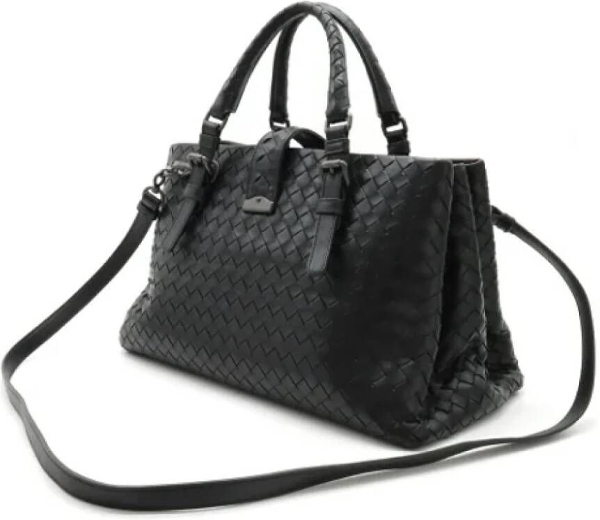 Bottega Veneta Vintage Pre-owned Leather handbags Zwart Dames