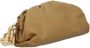 Bottega Veneta Vintage Beige Leren Bottega Veneta Ketting Clutch Beige Dames - Thumbnail 2