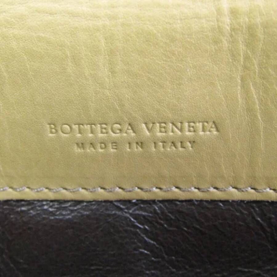 Bottega Veneta Vintage Pre-owned Leather wallets Bruin Dames