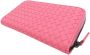 Bottega Veneta Vintage Leren Portemonnee Roze Dames - Thumbnail 2