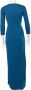 Bottega Veneta Vintage Tweedehands Blauwe Viscose Bottega Veneta Jurk Blauw Dames - Thumbnail 2