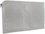Bottega Veneta Vintage Grijze Intrecciato Leren Clutch Grijs Dames - Thumbnail 2