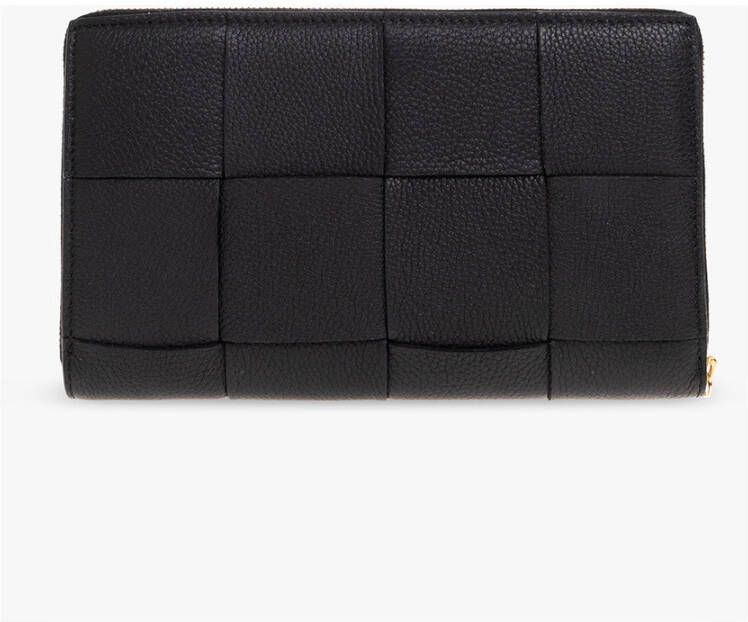 Bottega Veneta Leather wallet Zwart Dames