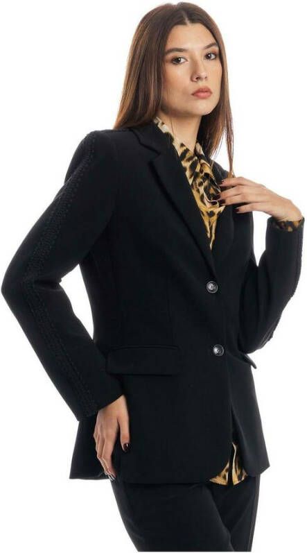 Boutique Moschino Blazer met enkele rij knopen Zwart - Foto 7
