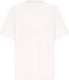 Boutique Moschino Wit Katoenen Logo T-Shirt White Dames - Thumbnail 2