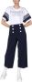 Boutique Moschino Wide Trousers Blauw Dames - Thumbnail 2