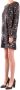 Boutique Moschino Zwart Zijde Blend Korte Jurk Black Dames - Thumbnail 2